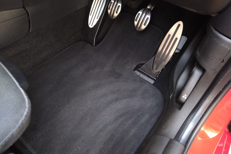Carpets and mats giving a good vacuum and pedals and foot area scrubbed and dried off